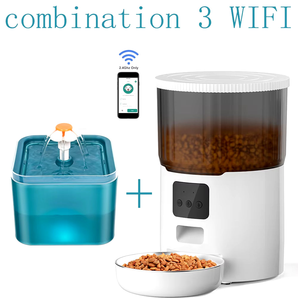 4L Wi-Fi Automatic Pet Feeder for Cats & Dogs