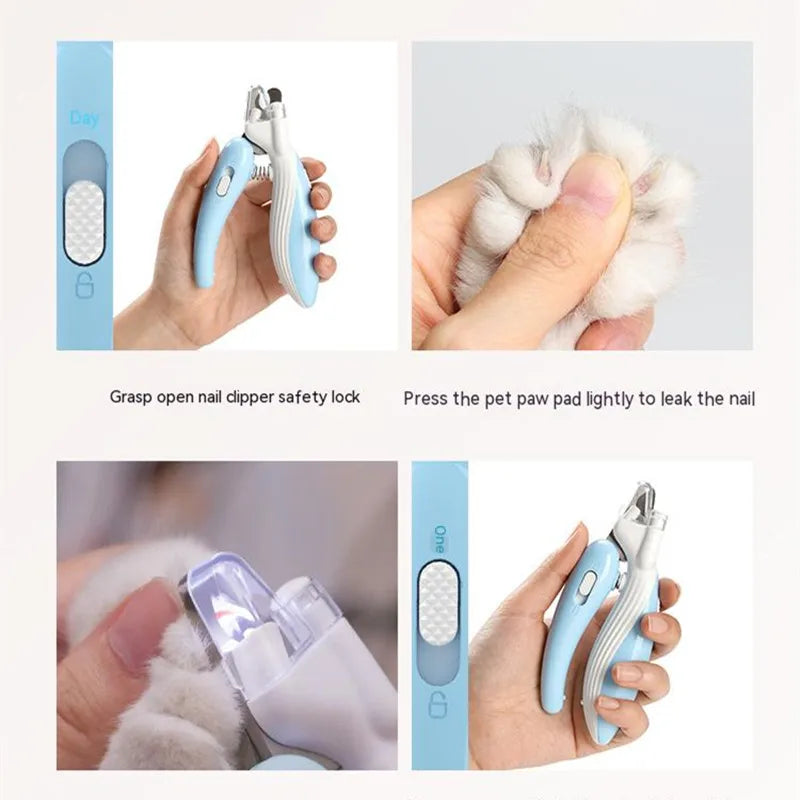 Labor-Saving LED Pet Nail Clipper for Dogs & Cats