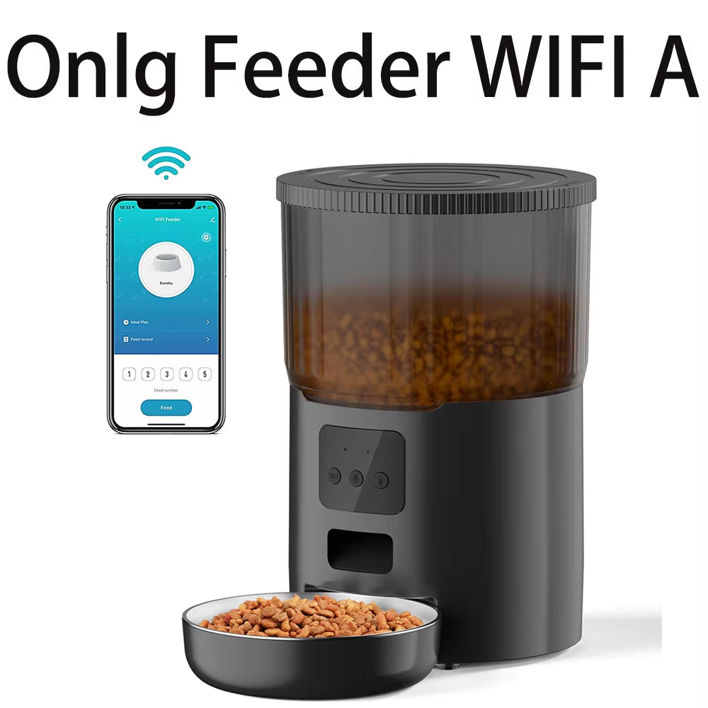 4L Wi-Fi Automatic Pet Feeder for Cats & Dogs