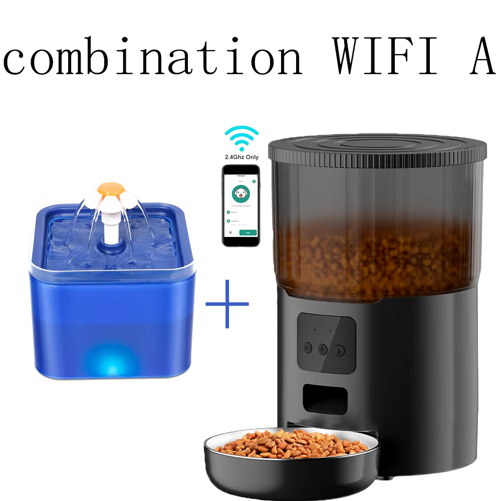 4L Wi-Fi Automatic Pet Feeder for Cats & Dogs