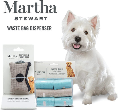 120-Count Unscented Leak-Resistant Dog Waste Bags | Tear-Resistant Dog Waste Bags, 8 Rolls, FF10388