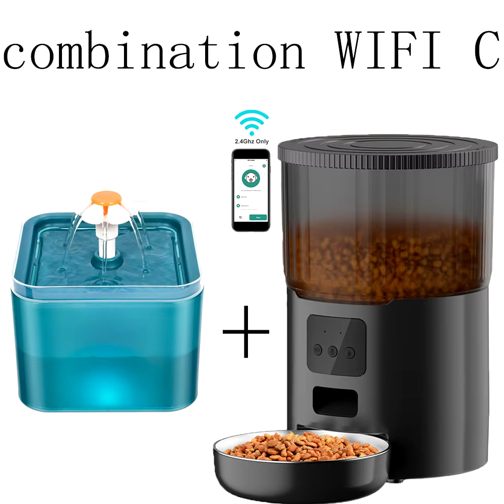 4L Wi-Fi Automatic Pet Feeder for Cats & Dogs