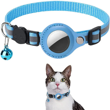 Pet Collar with Detachable AirTag Holder