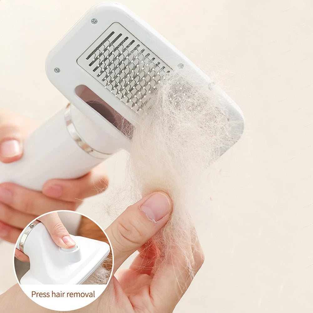 2-in-1 Low Noise Pet Dryer and Grooming Comb for Dogs and Cats