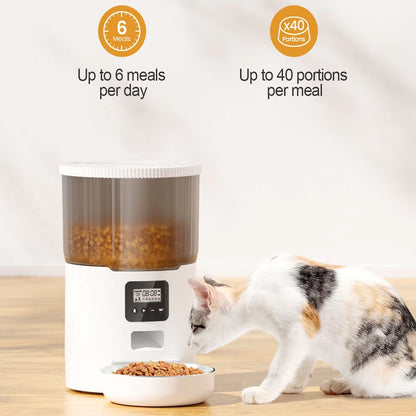 4L Wi-Fi Automatic Pet Feeder for Cats & Dogs