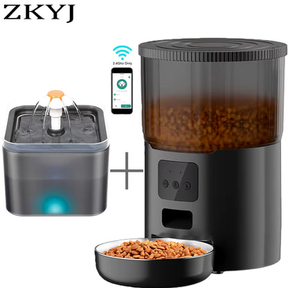 4L Wi-Fi Automatic Pet Feeder for Cats & Dogs