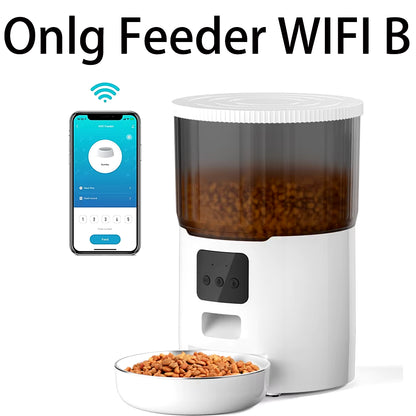 4L Wi-Fi Automatic Pet Feeder for Cats & Dogs