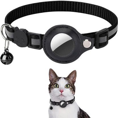 Pet Collar with Detachable AirTag Holder