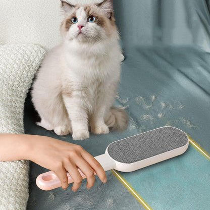 Double-Sided Pet Hair Removal Brush for Furniture