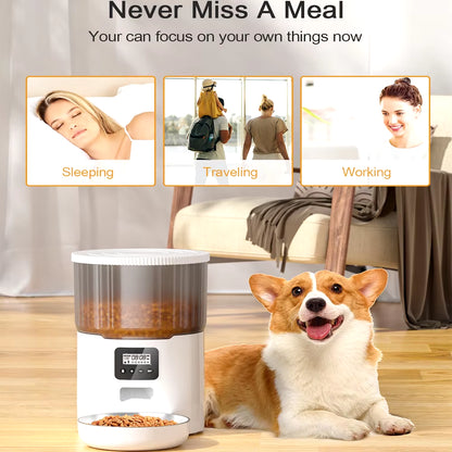 4L Wi-Fi Automatic Pet Feeder for Cats & Dogs