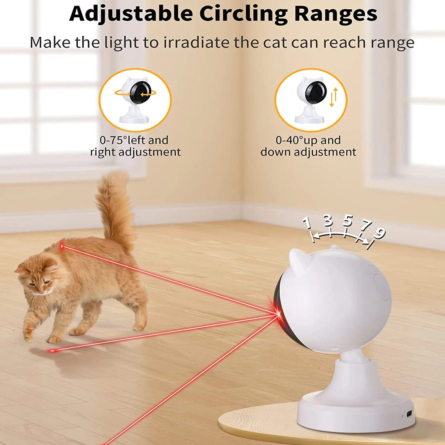 Automatic Laser Toy for Indoor Cats